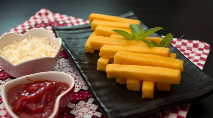 Polenta Frita na Airfryer